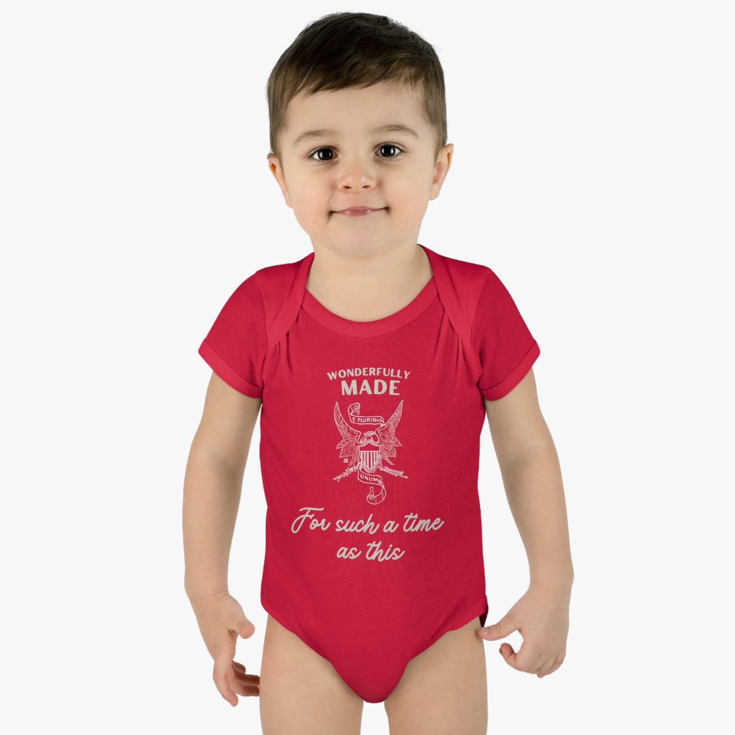 Wonderfully Made for Such a Time as This Infant Baby Rib Bodysuit