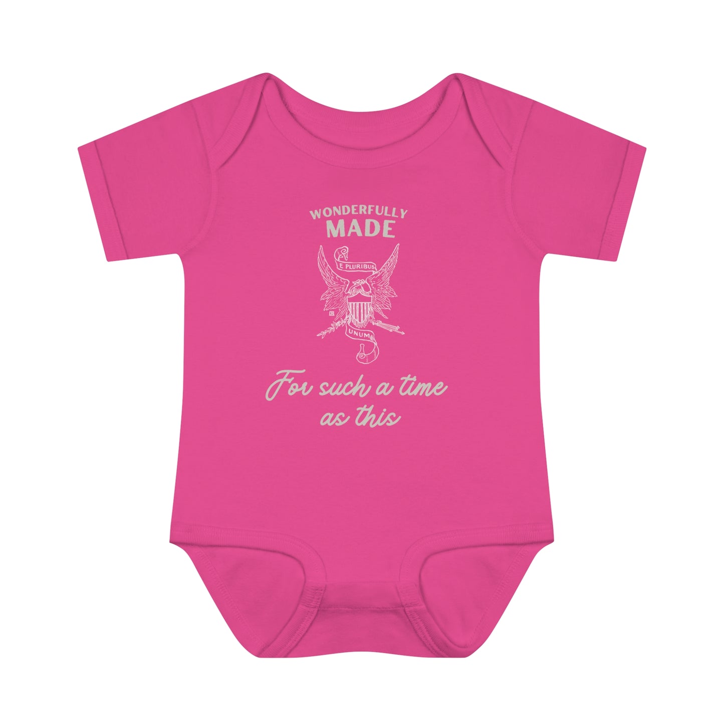 Wonderfully Made for Such a Time as This Infant Baby Rib Bodysuit