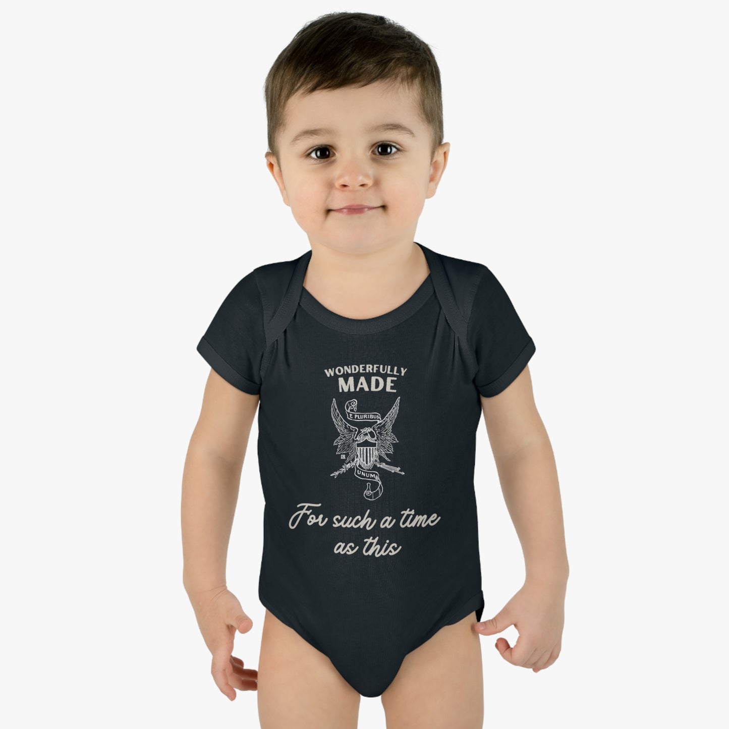 Wonderfully Made for Such a Time as This Infant Baby Rib Bodysuit