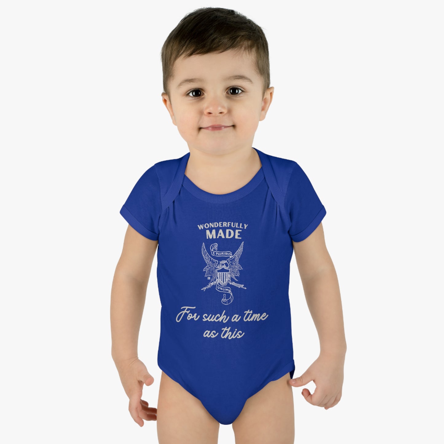 Wonderfully Made for Such a Time as This Infant Baby Rib Bodysuit