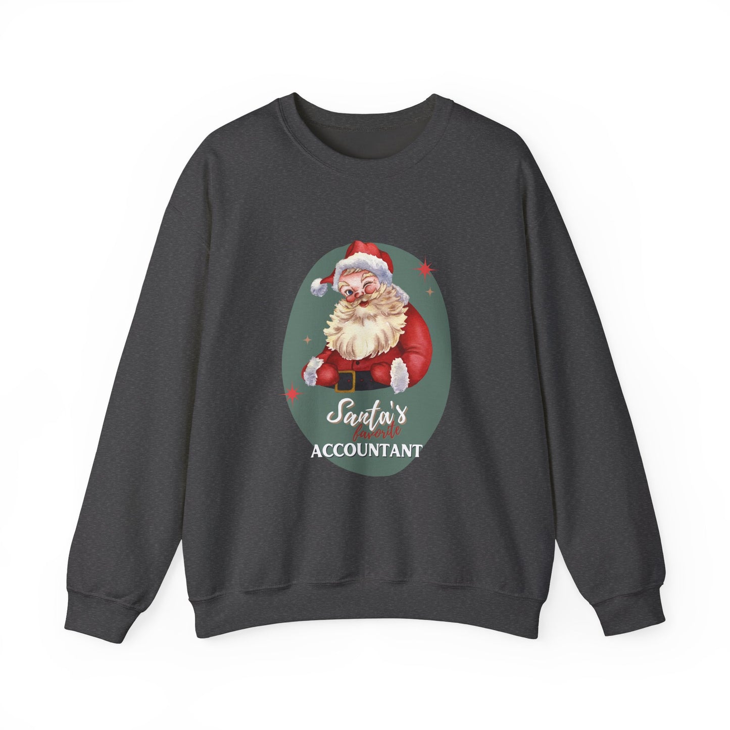 Santa’s Favorite Accountant -- Crewneck Sweatshirt