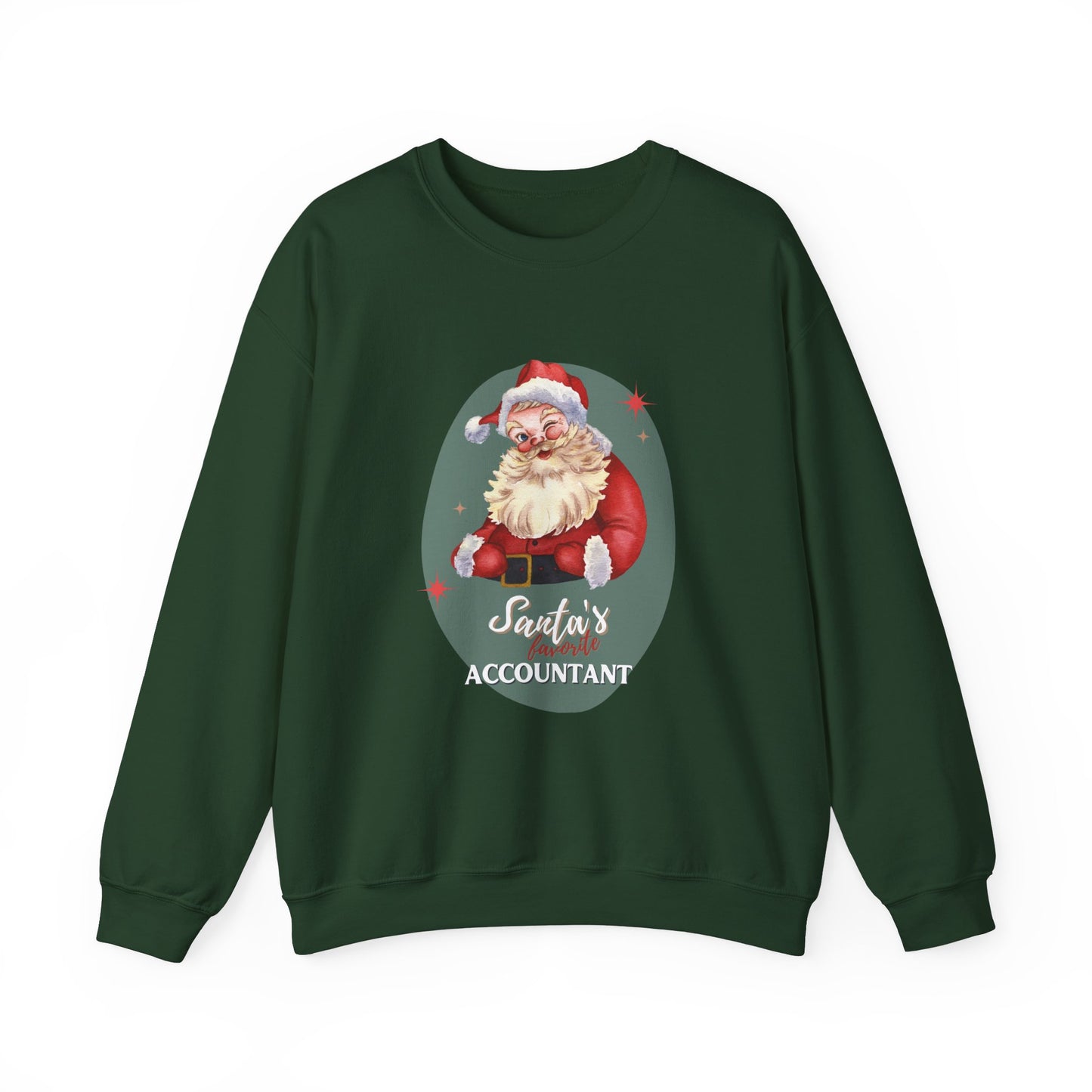Santa’s Favorite Accountant -- Crewneck Sweatshirt