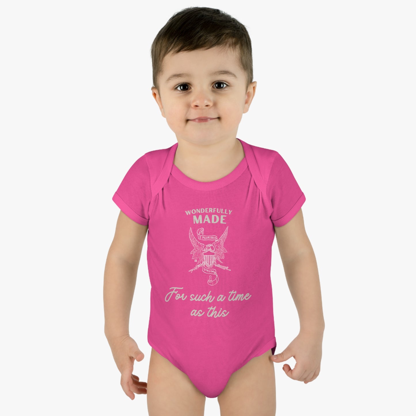 Wonderfully Made for Such a Time as This Infant Baby Rib Bodysuit