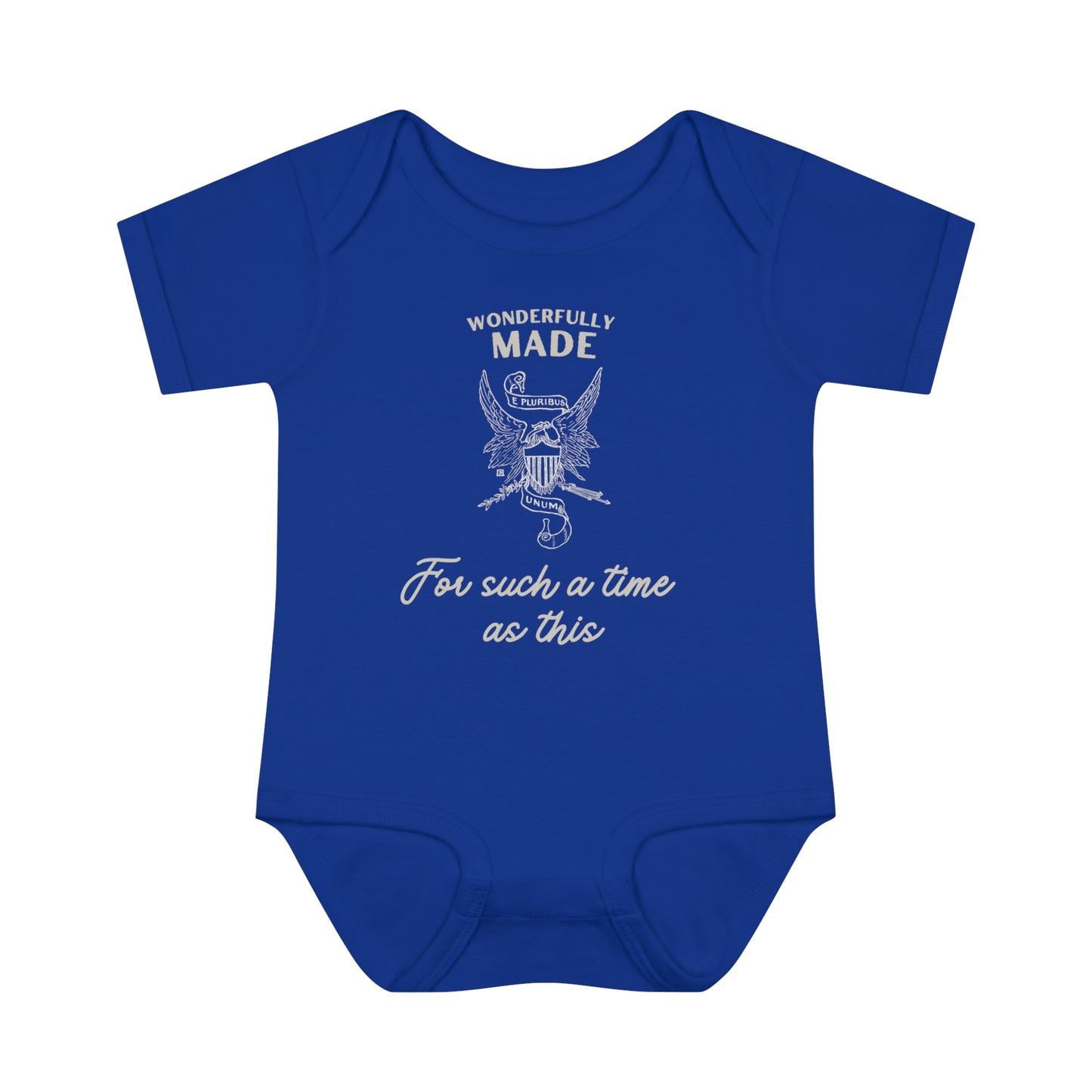 Wonderfully Made for Such a Time as This Infant Baby Rib Bodysuit