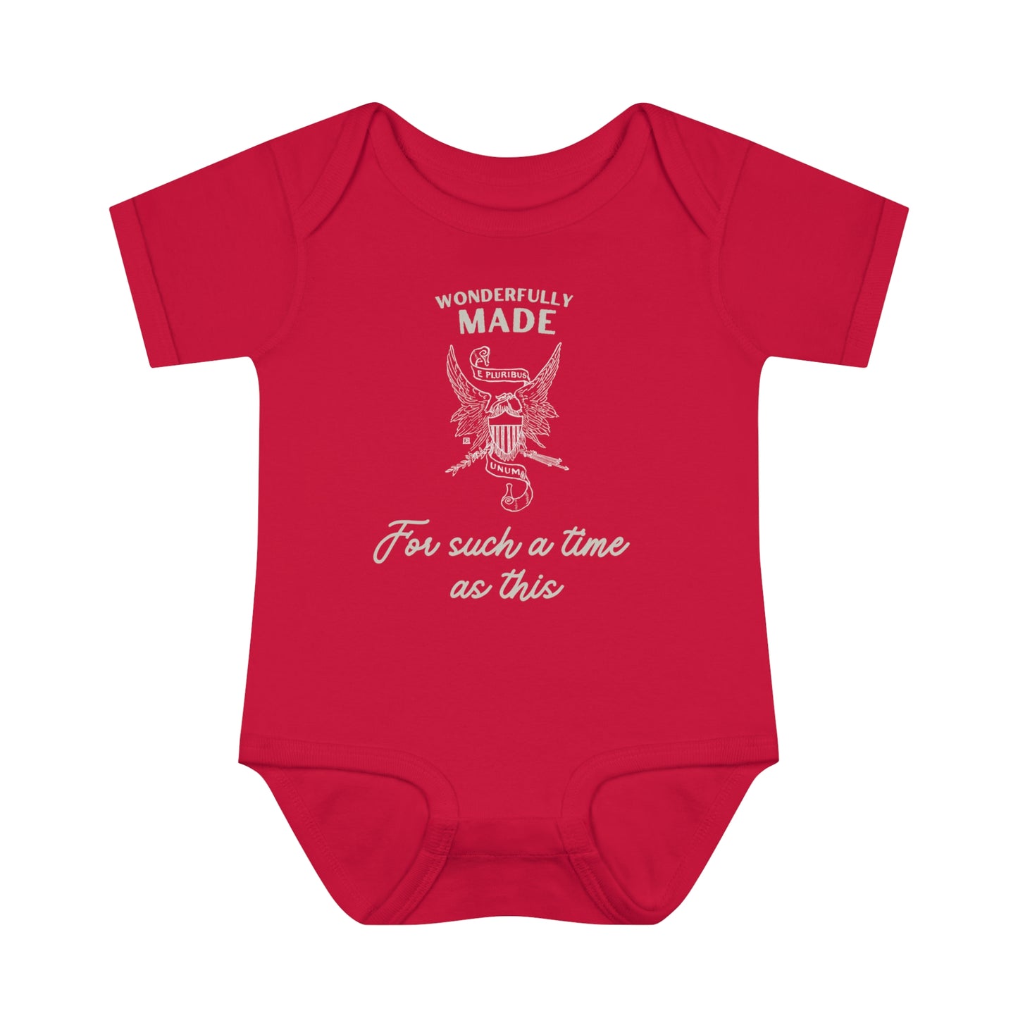 Wonderfully Made for Such a Time as This Infant Baby Rib Bodysuit