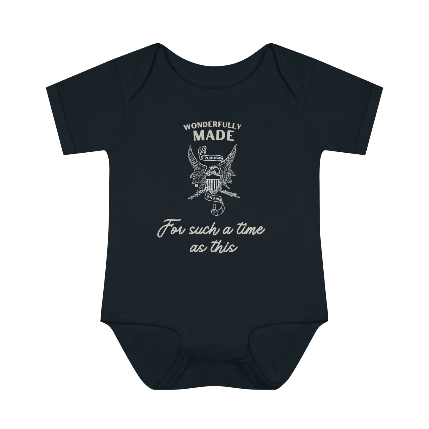 Wonderfully Made for Such a Time as This Infant Baby Rib Bodysuit
