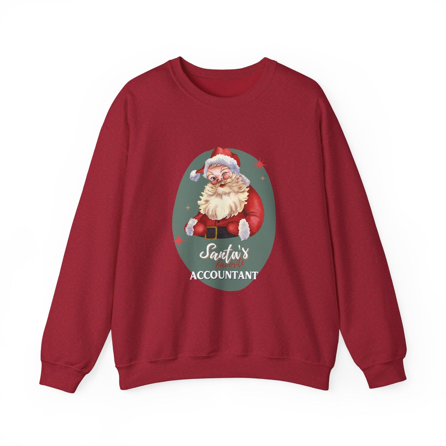 Santa’s Favorite Accountant -- Crewneck Sweatshirt