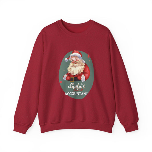 Santa’s Favorite Accountant -- Crewneck Sweatshirt
