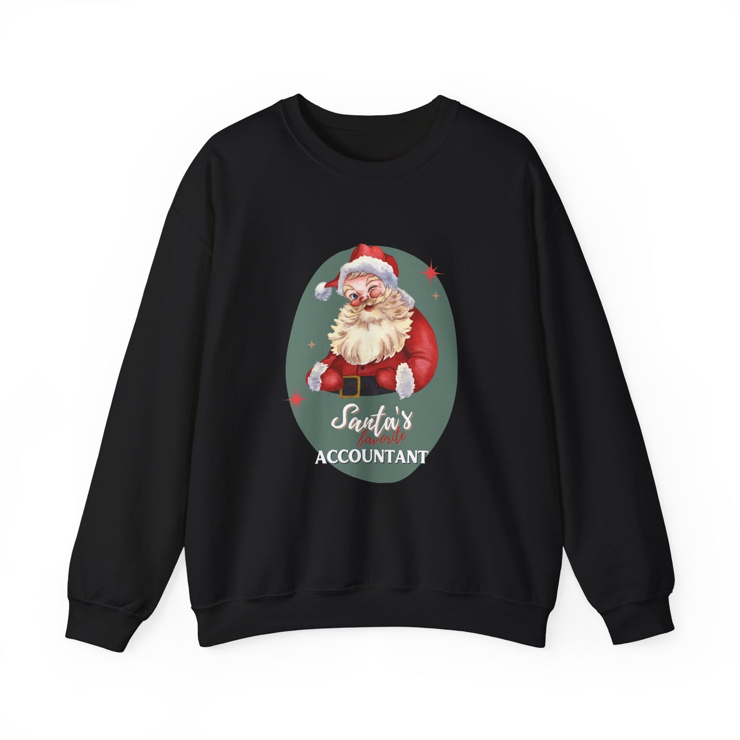 Santa’s Favorite Accountant -- Crewneck Sweatshirt