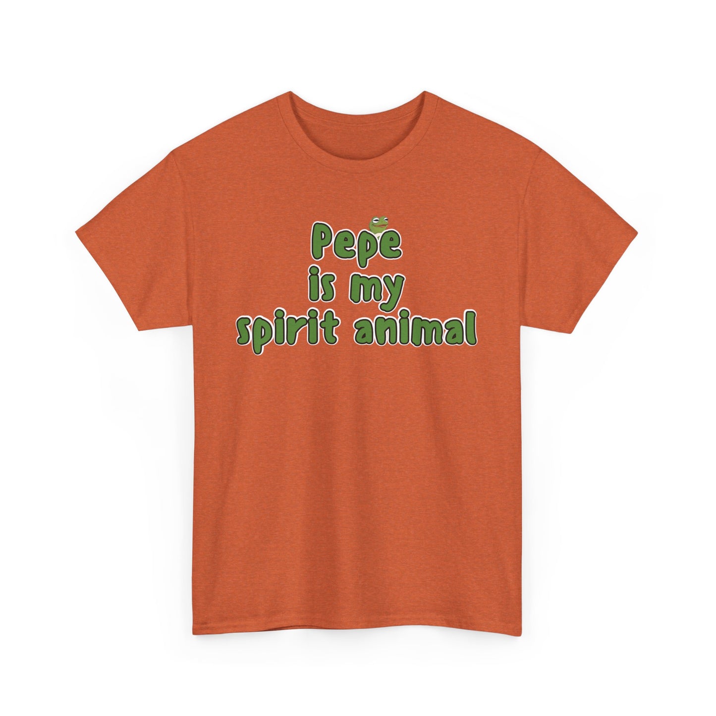 Pepe Is My Spirit Animal Heavy Cotton Tee