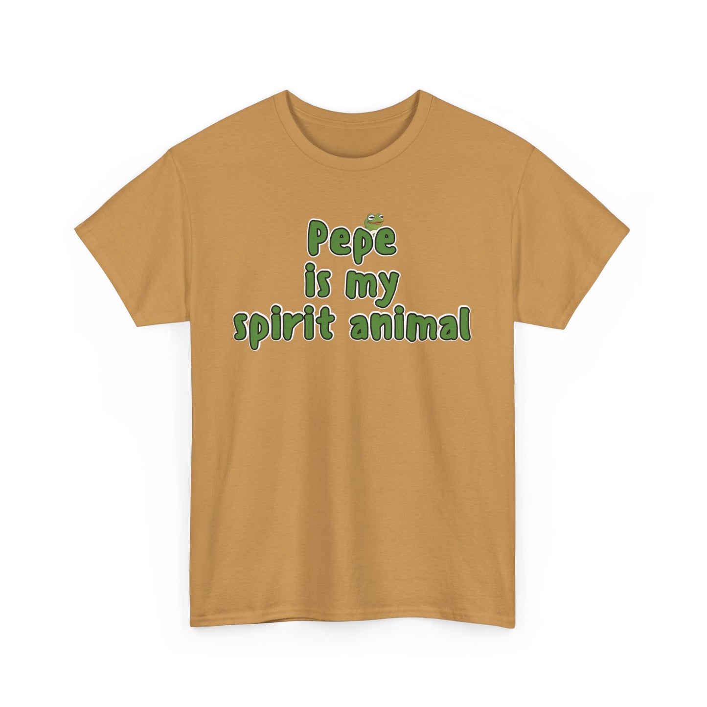 Pepe Is My Spirit Animal Heavy Cotton Tee