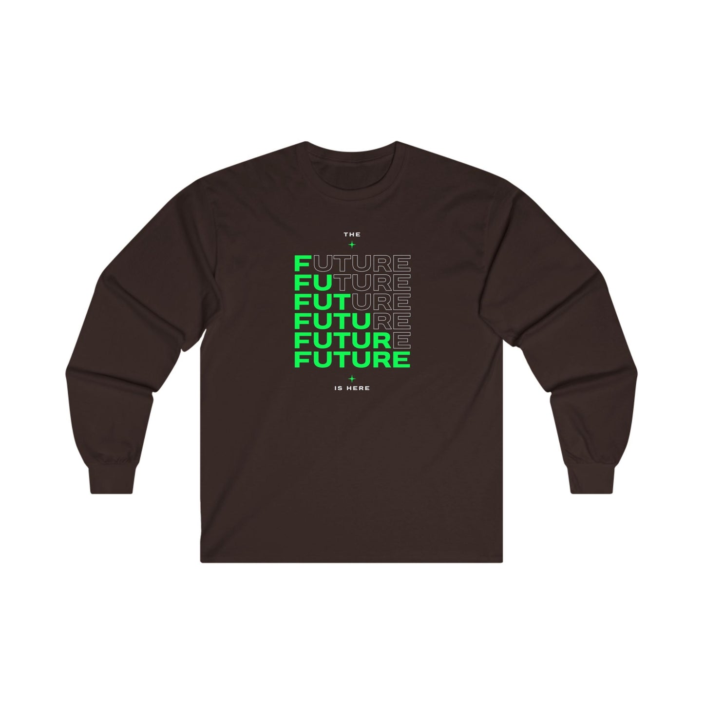 Kings of the Future "The Future Is Here" Long Sleeve Tee: Bold, Timeless, Future - Ready - Kings of the Future