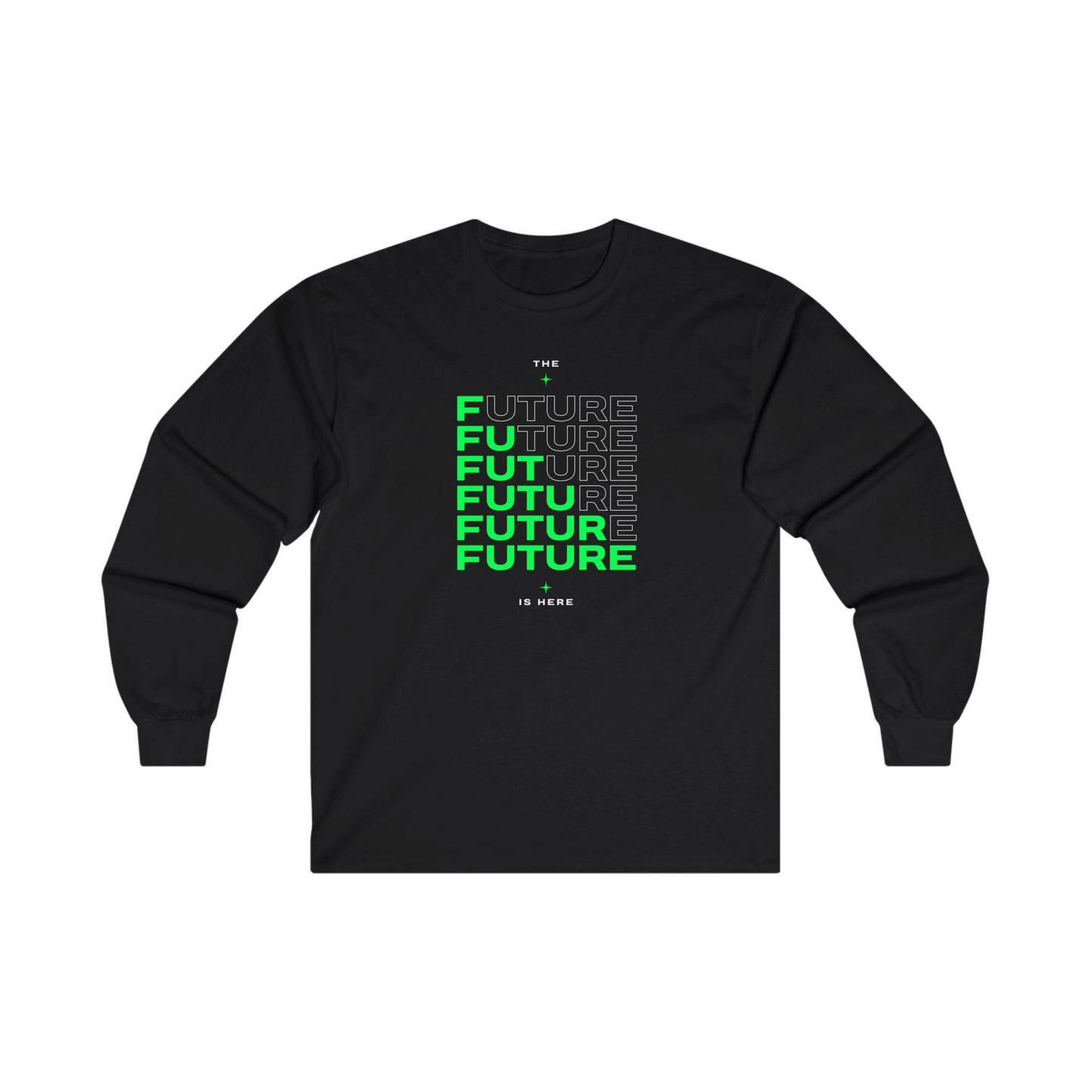 Kings of the Future "The Future Is Here" Long Sleeve Tee: Bold, Timeless, Future - Ready - Kings of the Future