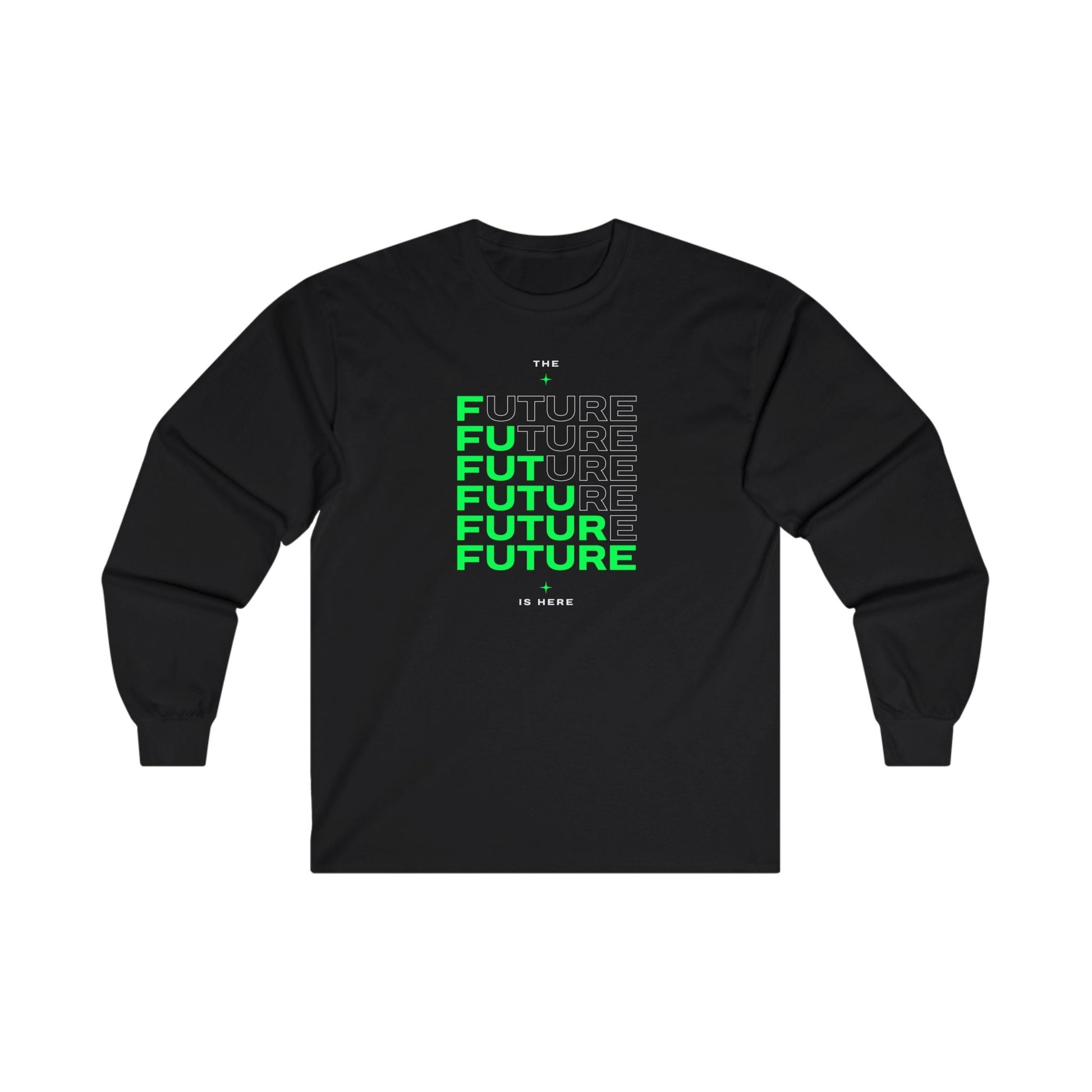 Kings of the Future "The Future Is Here" Long Sleeve Tee: Bold, Timeless, Future - Ready - Kings of the Future