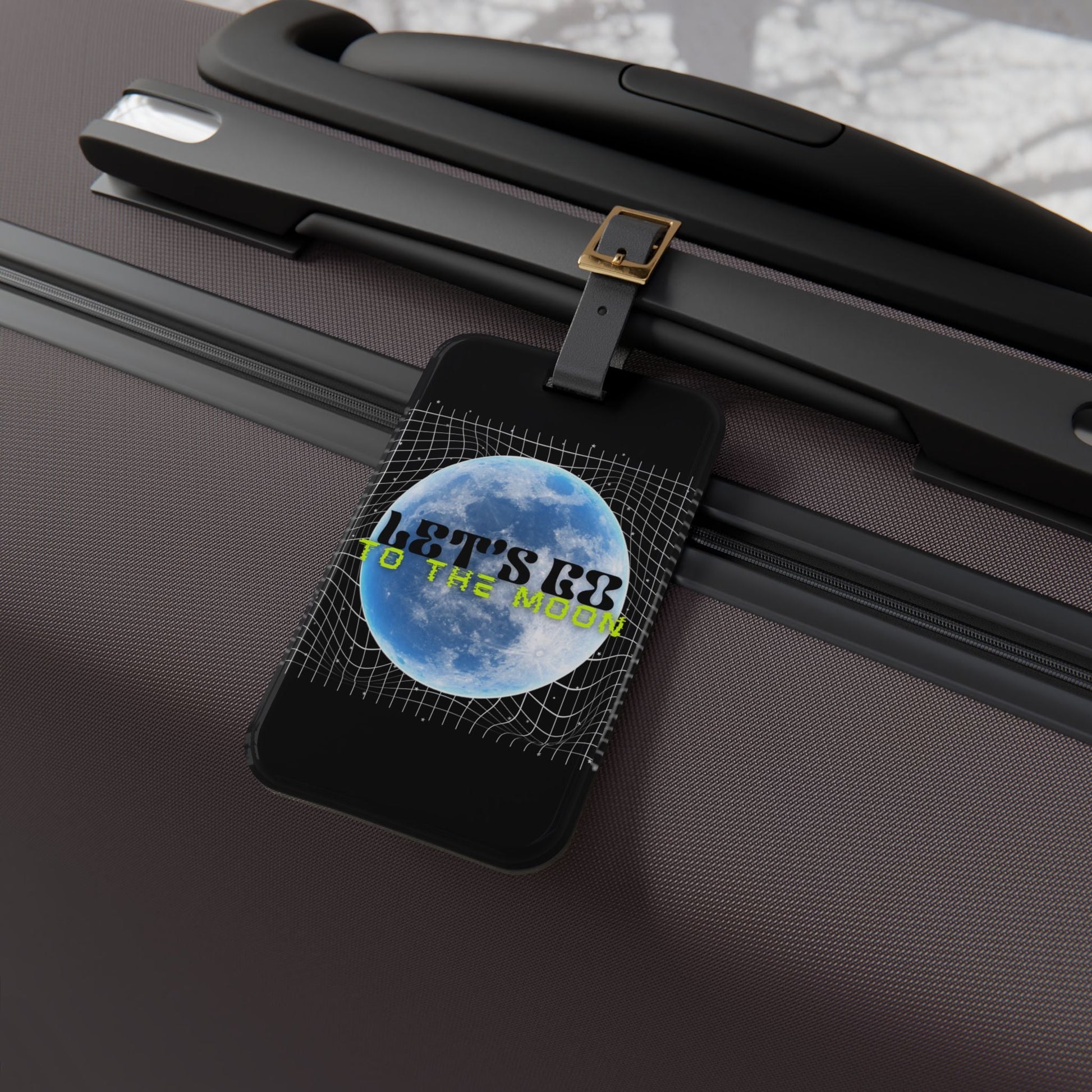 Let’s Go to the Moon Luggage Tag - Kings of the Future
